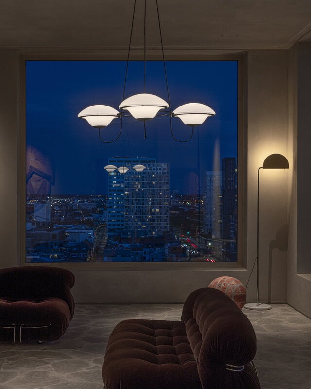 DCWéditions In The Air 3 chandelier, white, view 13