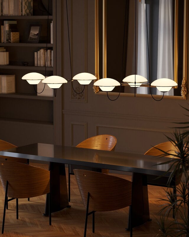 DCWéditions In The Air 3 chandelier, white, view 7