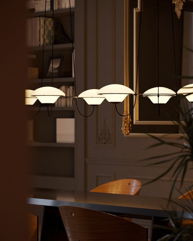 DCWéditions In The Air 3 chandelier, white, view 5