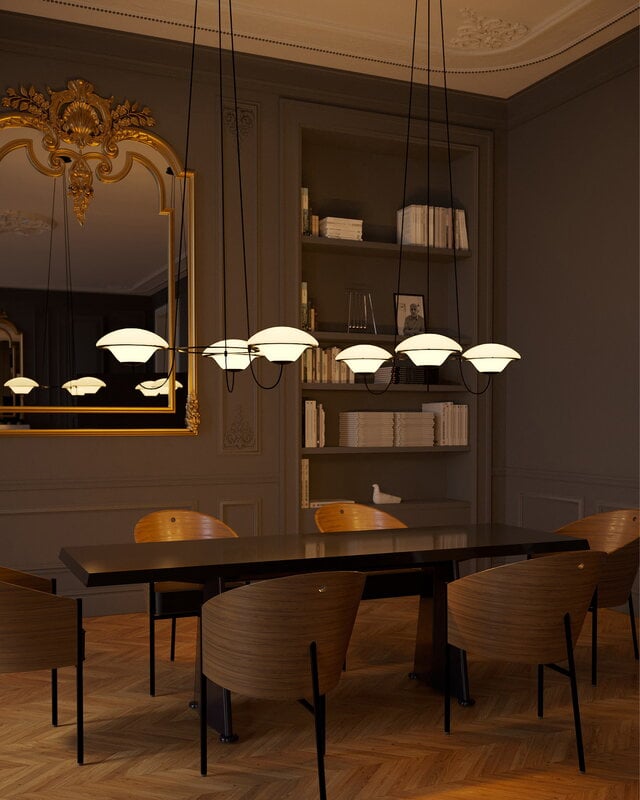 DCWéditions In The Air 3 chandelier, white, view 10