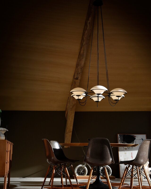 DCWéditions In The Air 6 chandelier, white, view 6