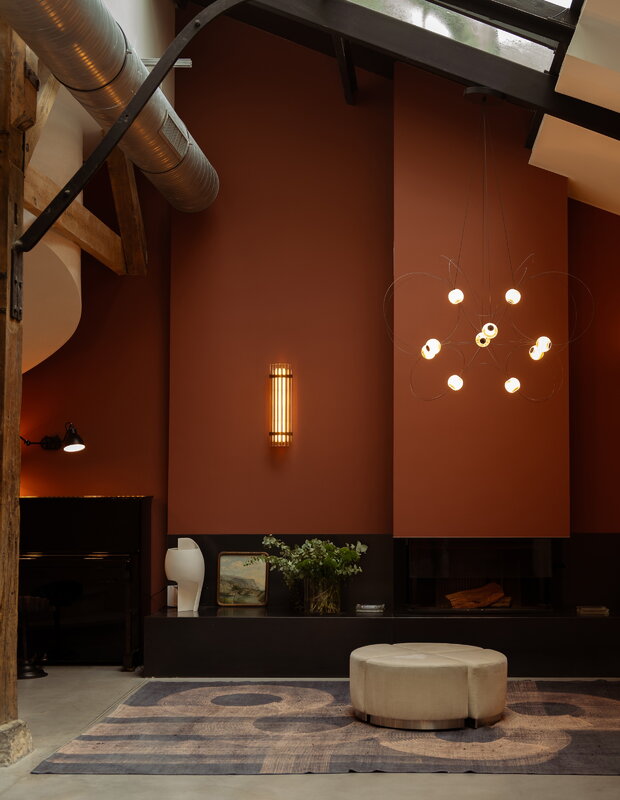 DCWéditions Munari 10 pendant lamp, gold, decoration image