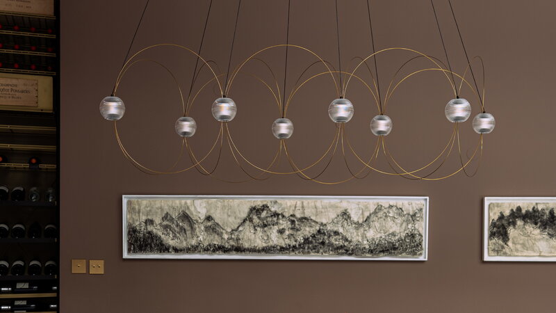 DCWéditions Munari 8 suspension, or, image décorative