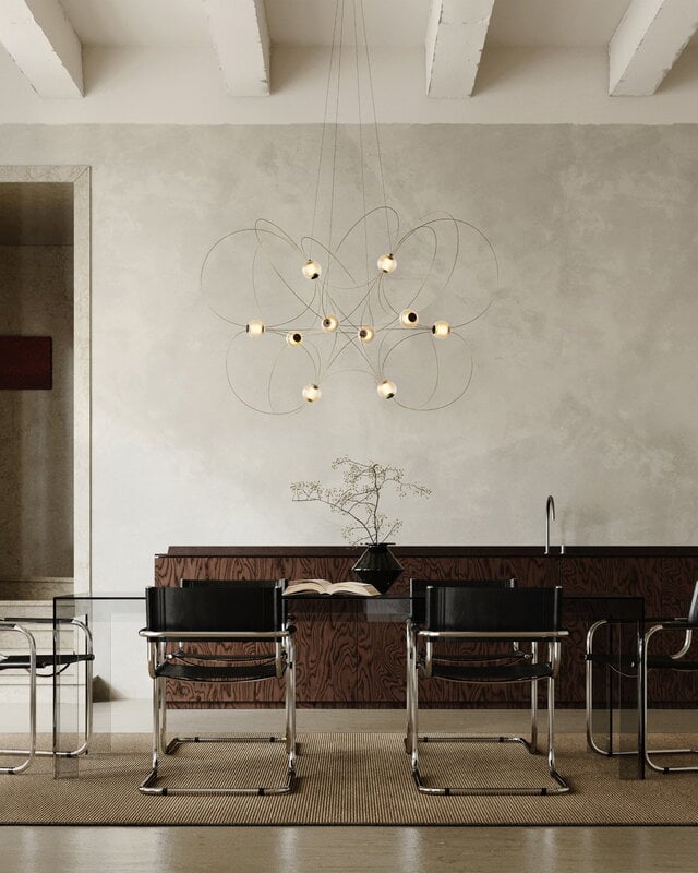 DCWéditions Munari 10 pendant lamp, gold, decoration image