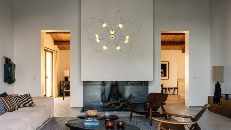 DCWéditions Munari 10 pendant lamp, black, decoration image