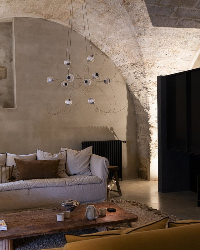 DCWéditions Munari 10 pendant lamp, black, decoration image