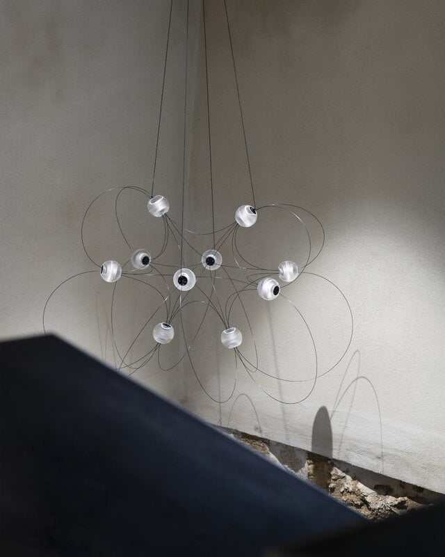 DCWéditions Munari 10 pendant lamp, black, decoration image