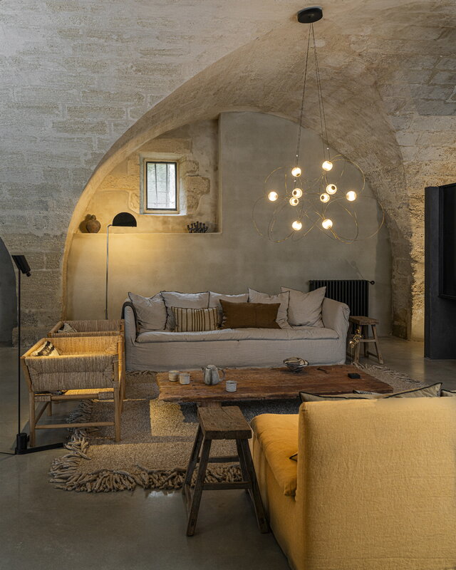 DCWéditions Munari 10 pendant lamp, gold, decoration image