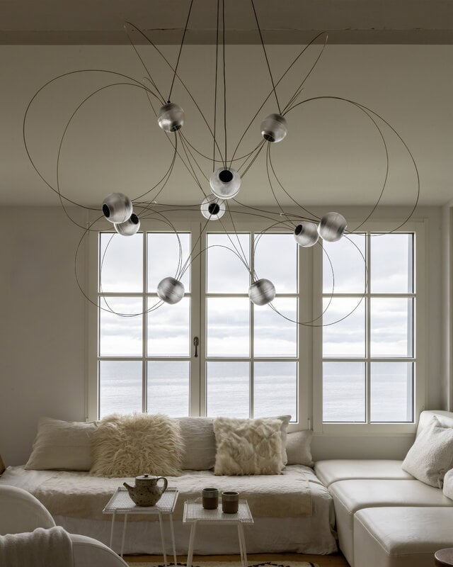 DCWéditions Munari 10 pendant lamp, black, decoration image