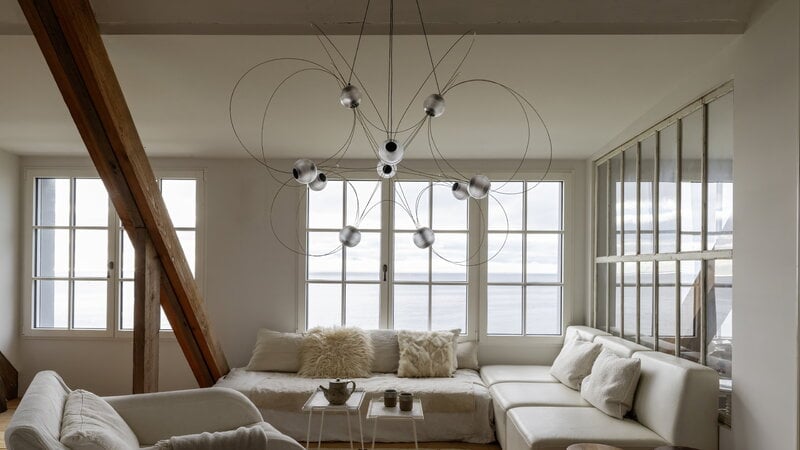 DCWéditions Munari 10 pendant lamp, black, decoration image