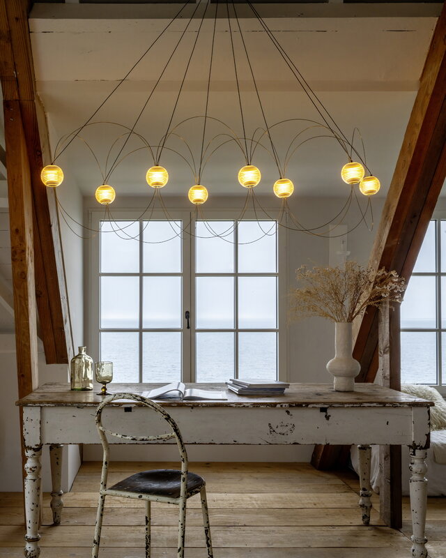 DCWéditions Munari 8 suspension, or, image décorative