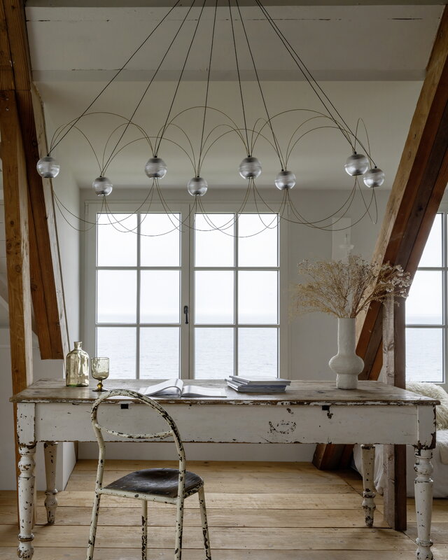 DCWéditions Munari 8 suspension, or, image décorative