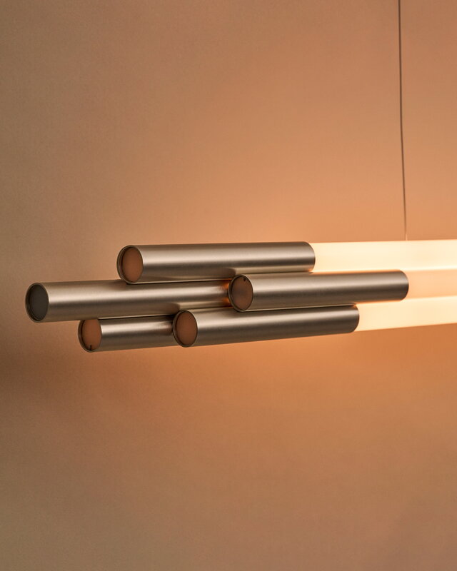 DCWéditions Org Horizontal 2000 pendant, nickel, view 12