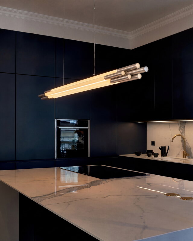 DCWéditions Org Horizontal 2000 pendant, nickel, view 9