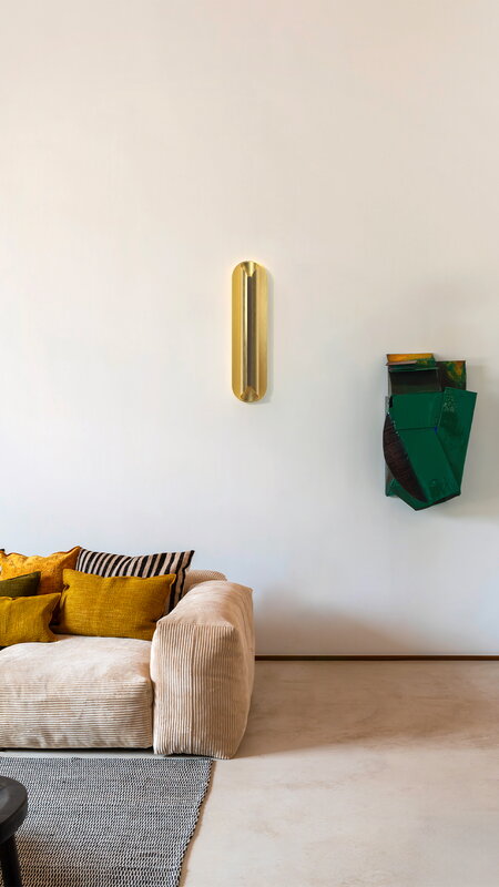 DCWéditions Rosalie L seinävalaisin, 60 cm, kulta, näkymä 13