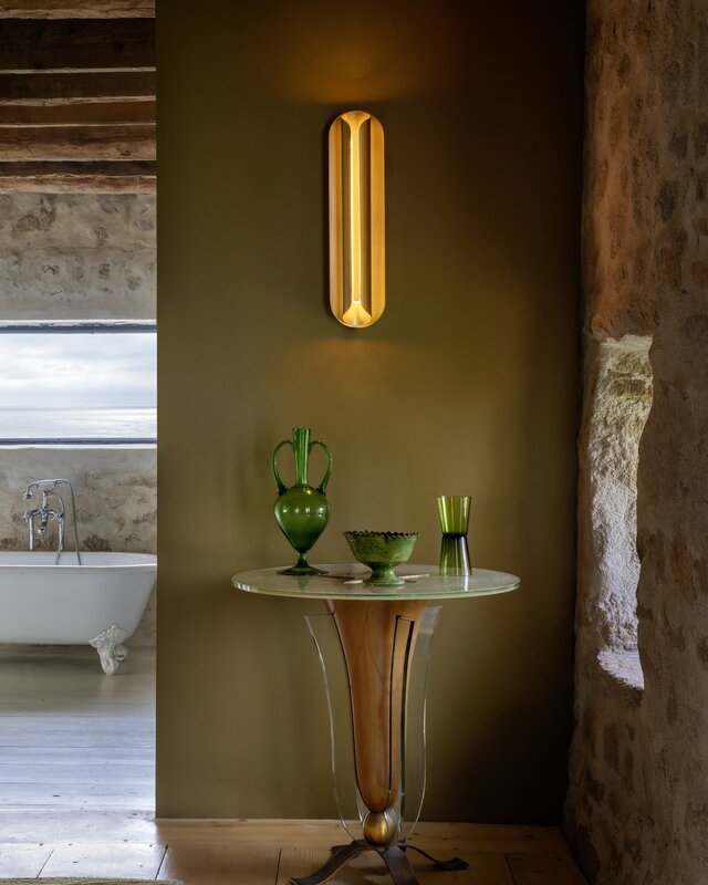 DCWéditions Munari 6 lampada a sospensione, oro, immagine decorativa