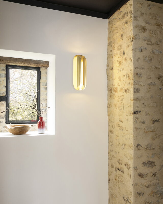 DCWéditions Rosalie wall lamp, 40 cm, gold, decoration image