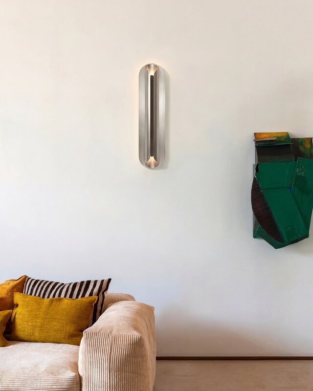 DCWéditions Rosalie L seinävalaisin, 60 cm, nikkeli, näkymä 2