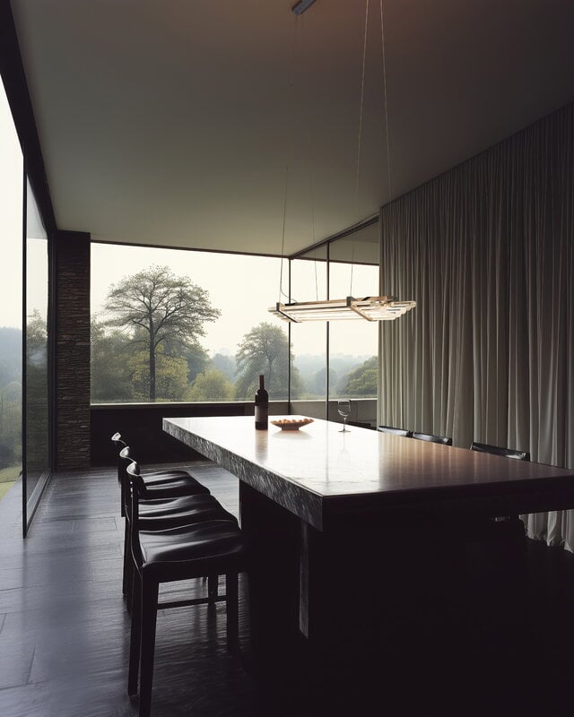 DCWéditions Lampada a sospensione Seagull, 1200 mm, bronzo, immagine decorativa