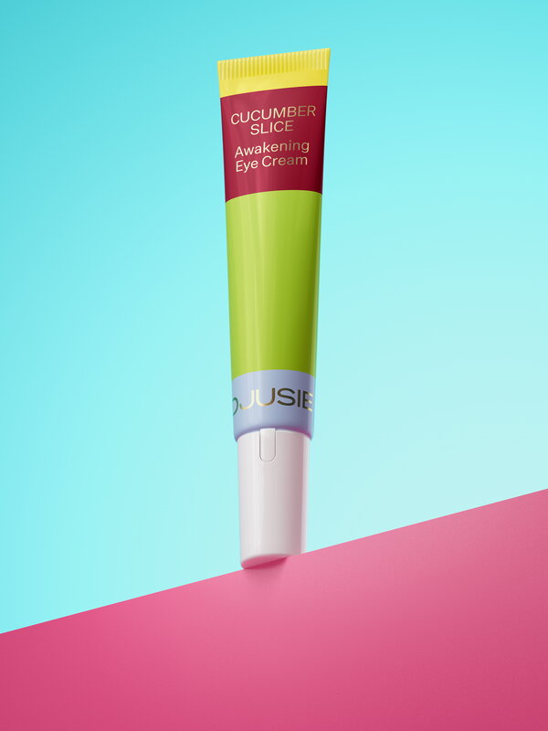 Djusie Cucumber Slice Awakening Eye Cream, 15 ml, decoration image