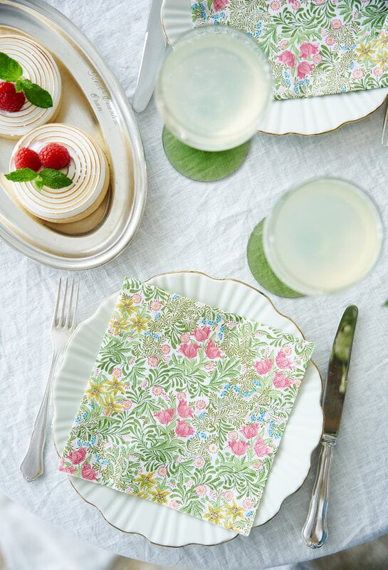 Havi William Morris paper napkin, Bower, 20 pcs, green, view 6