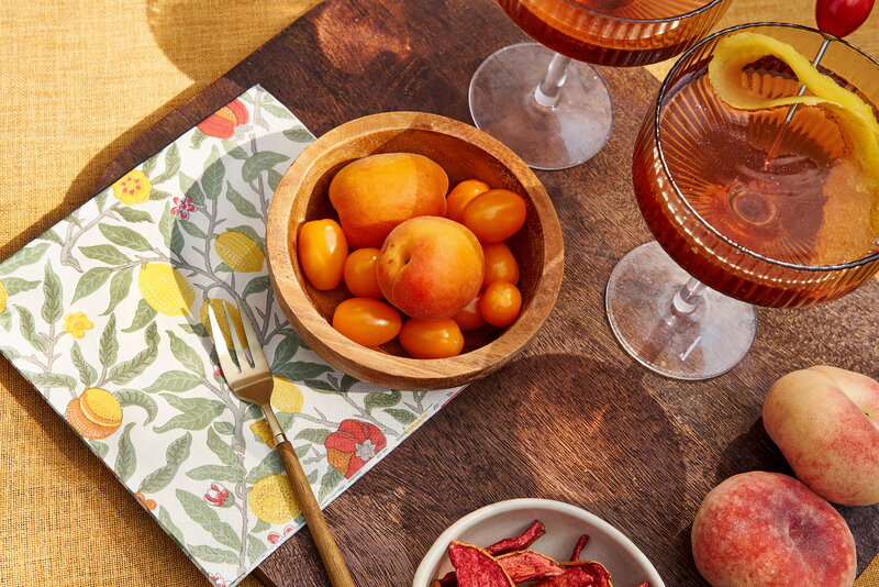 Havi William Morris paper napkin, Fruit, 20 pcs, yellow, view 3