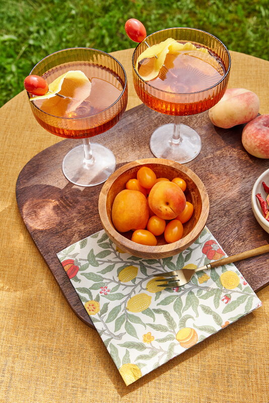 Havi William Morris paper napkin, Fruit, 20 pcs, yellow, view 5
