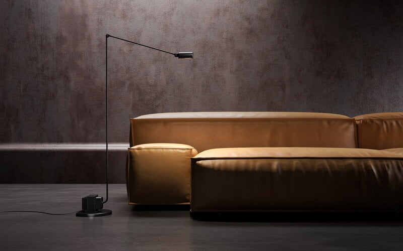 Lumina Daphine Terra floor lamp, black soft-touch, decoration image