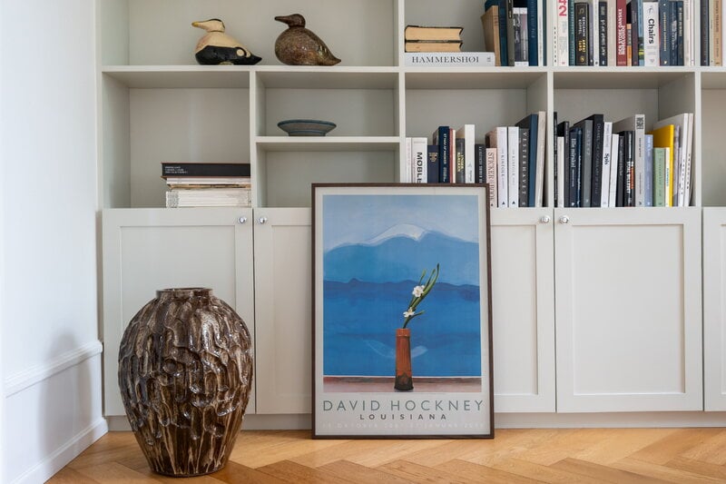 Louisiana Museum of Modern Art David Hockney - Mt. Fuji and Flowers, A1 poster, decoration image