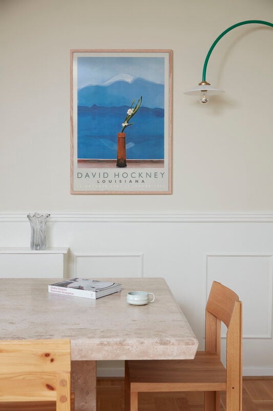 Louisiana Museum of Modern Art David Hockney - Mt. Fuji and Flowers, A1 poster, decoration image