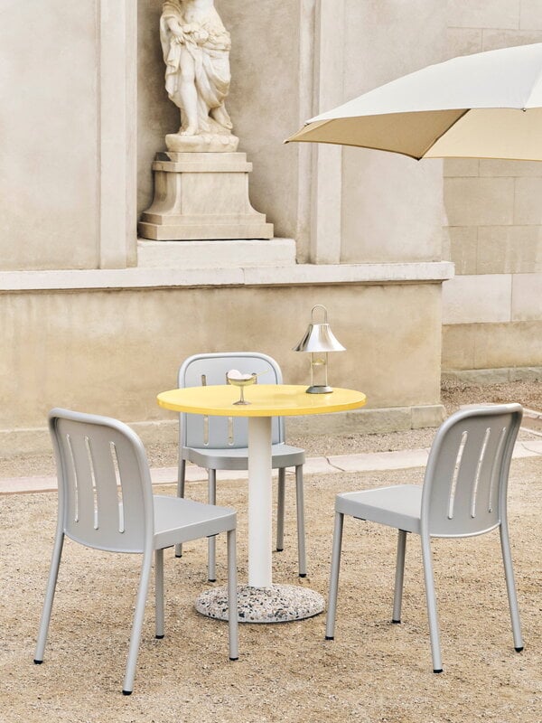 HAY Terrazza parasole, ottagono, bianco sporco - grigio, immagine decorativa
