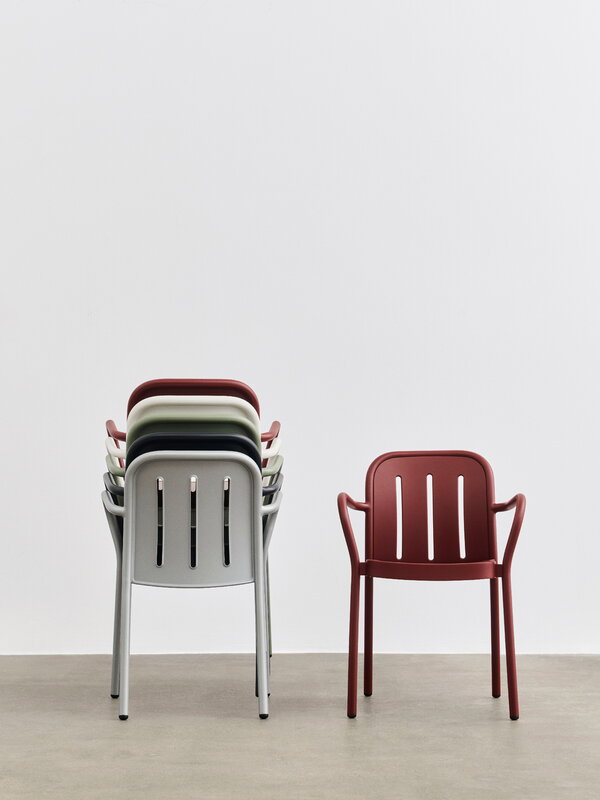 HAY Deville armchair, anthracite, decoration image