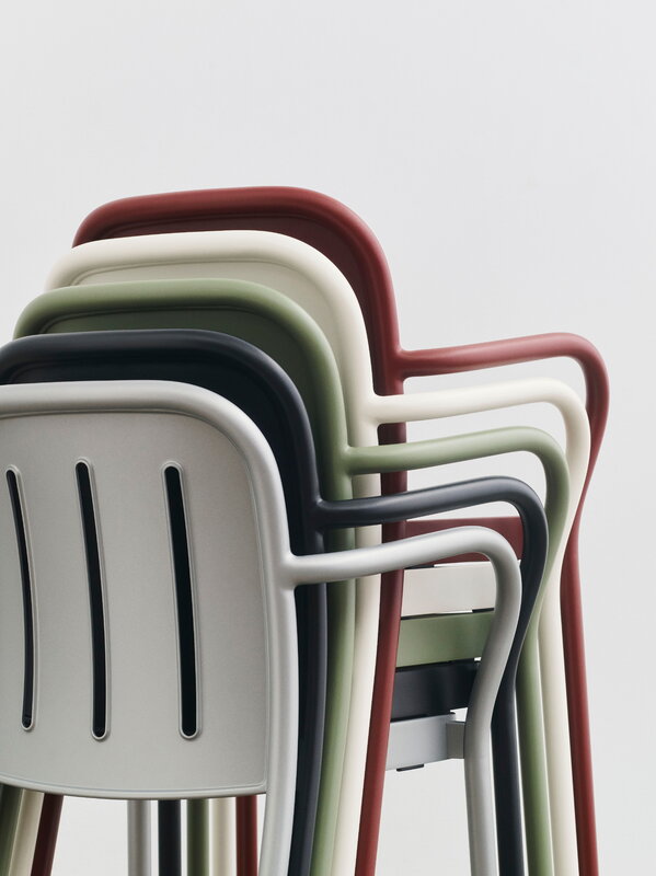 HAY Deville armchair, anthracite, decoration image
