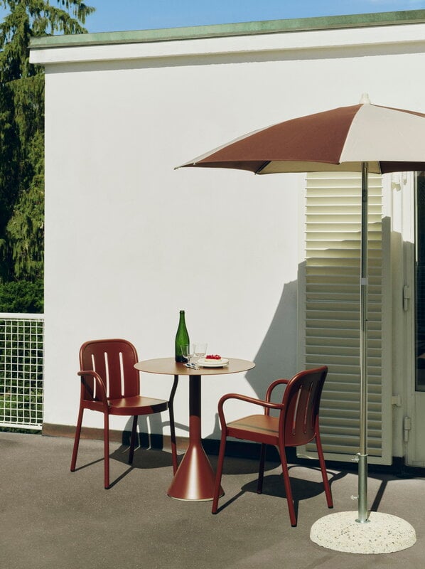 HAY Table Palissade Cone, 70 cm, oxyde de fer rouge, image décorative