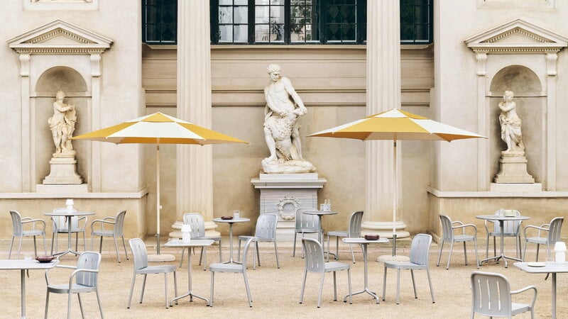 HAY Deville chair, silver grey, decoration image