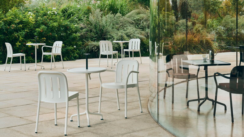 HAY Deville chair, cream white, decoration image