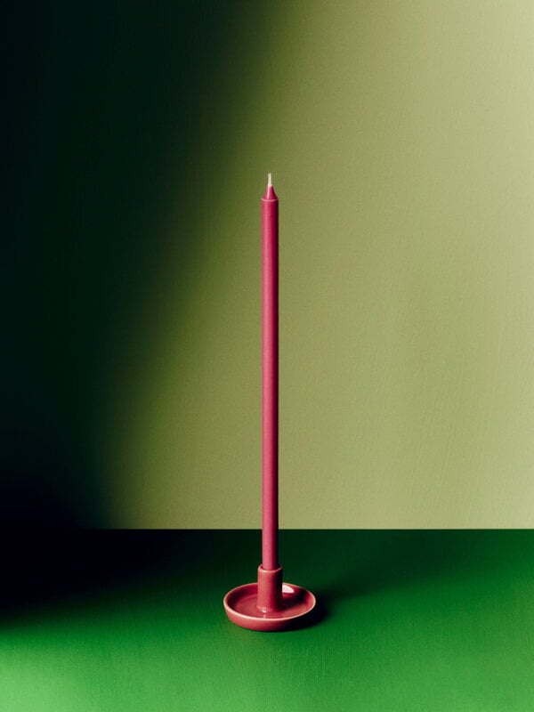 HAY Disc candleholder, XS slim, berry pink, view 2