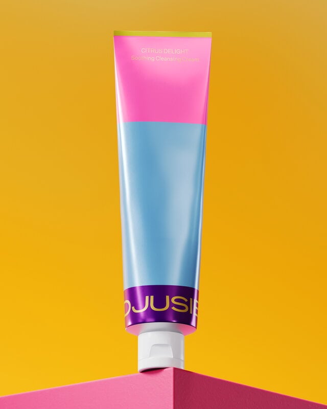 Djusie Citrus Delight Soothing Cleansing Cream, 100 ml, decoration image