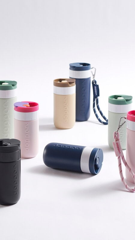 Dopper Travel Mug thermo mug, 400 ml, blazing black, view 2