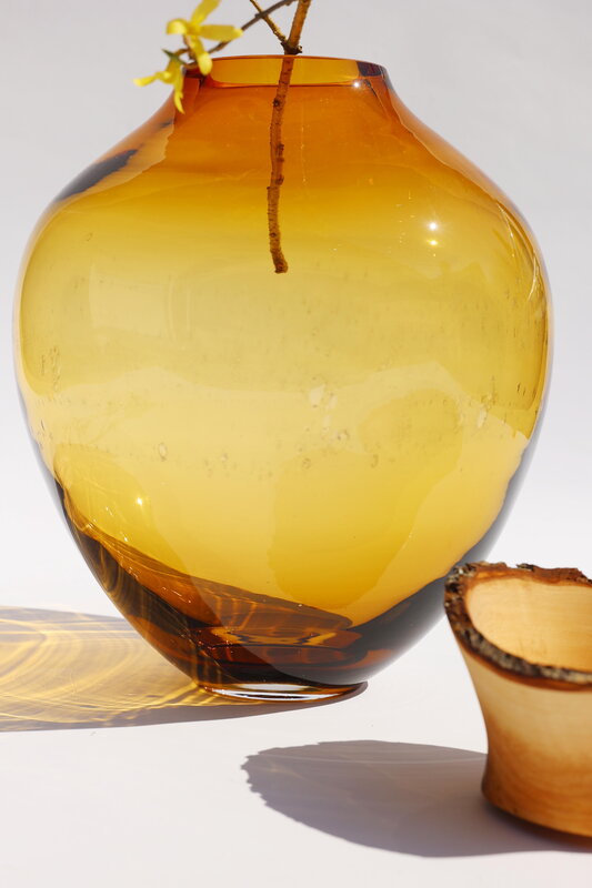 Utopia & Utility Drift stacking vessel, amber, decoration image