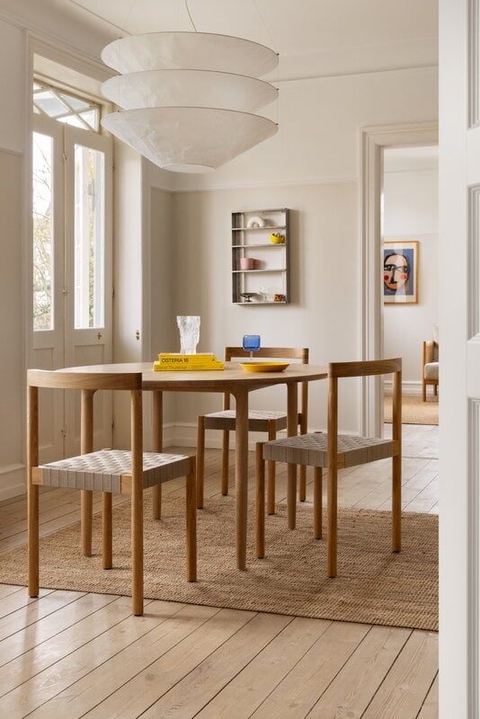 Brdr. Krüger Ekko chair, oiled oak - natural linen, decoration image