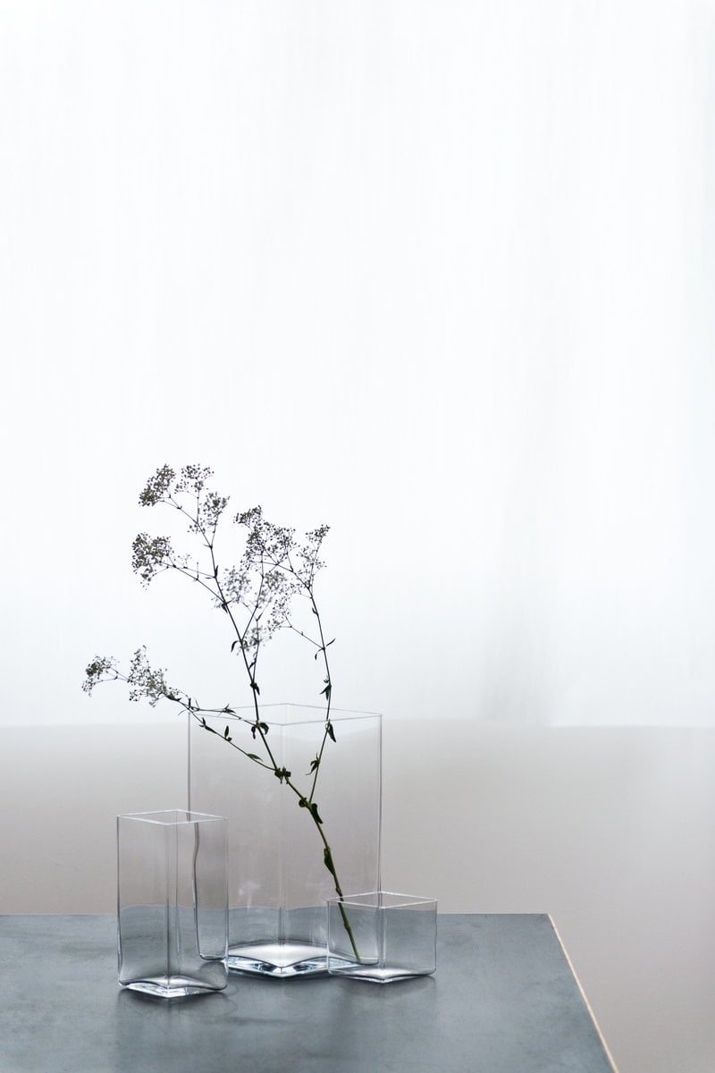 Iittala Ruutu vase, 205 x 270 mm, clear | Finnish Design Shop