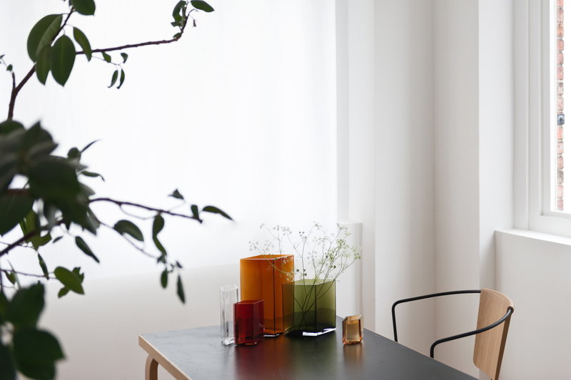 Iittala Ruutu vase, 205 x 270 mm, copper | Finnish Design Shop