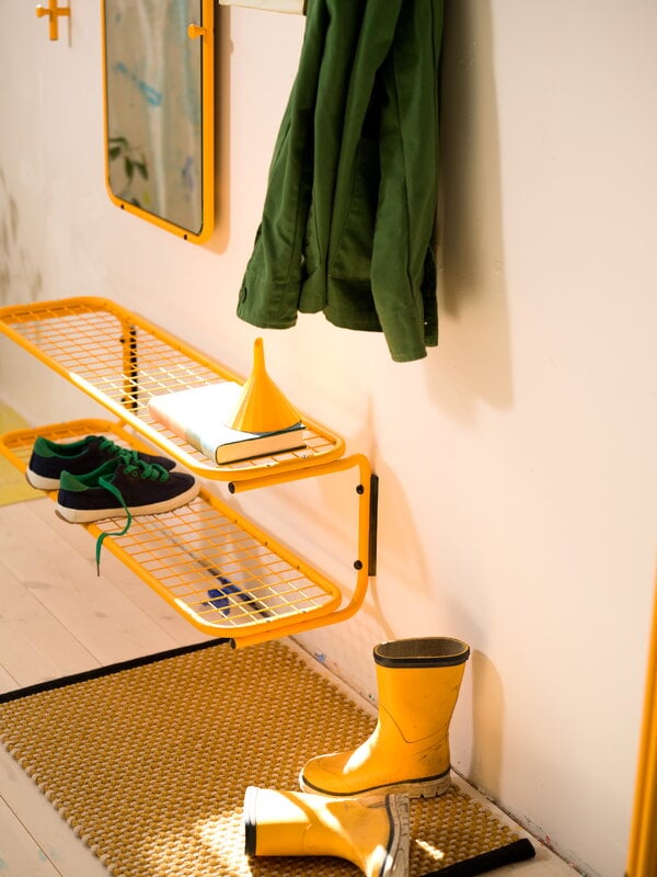 Essem Design Classic shoe rack, 80 cm, sun yellow, view 6