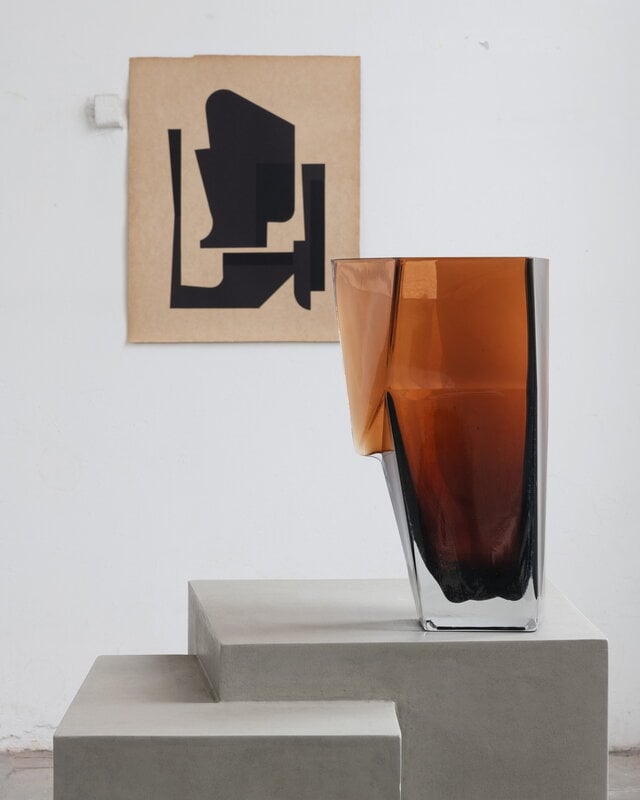 Serax Dunk °8 vase, brown, view 2
