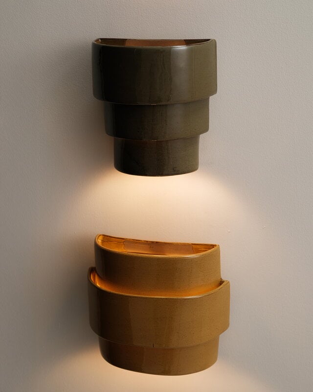 Serax Jim wall lamp, light green, decoration image
