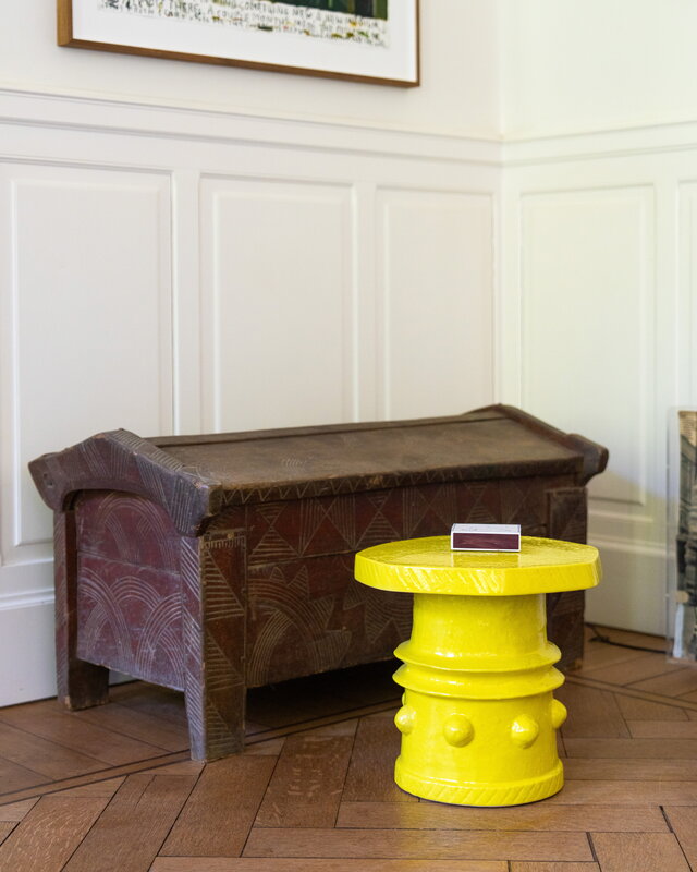 Serax Clara side table 08, yellow, decoration image