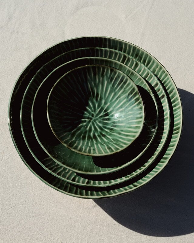 Serax Verde Lanza - ensaladera, verde, imagen de decoración