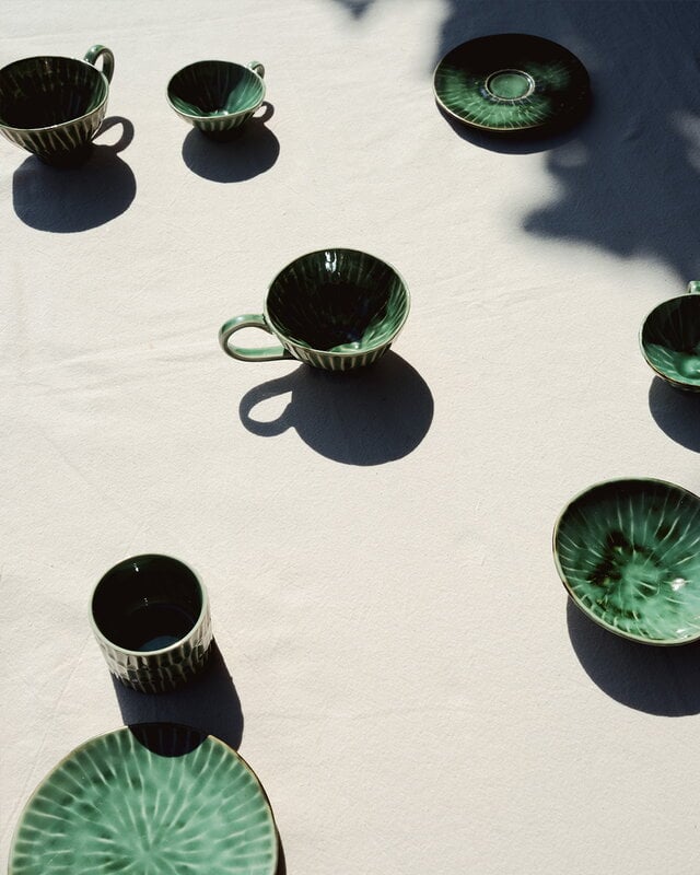 Serax Verde Lanza cappuccino cup, 2 pcs, green, decoration image