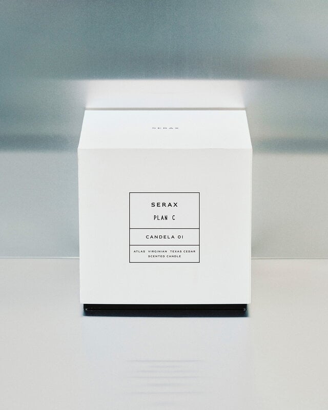 Serax Candela scented candle 01, L, blue - black, view 5
